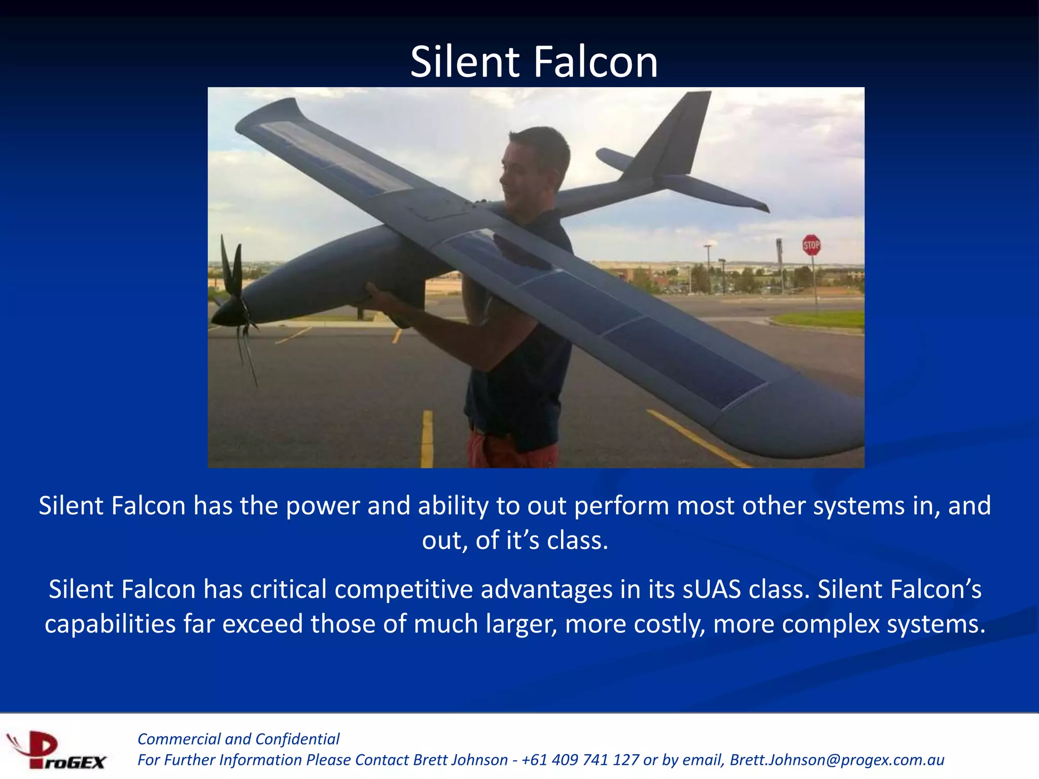 Silent Falcon - Ultra Long Endurance, Electric UAV | PPTX