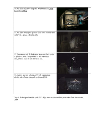 Como fazer os quatros finais de Silent Hill 4: The Room