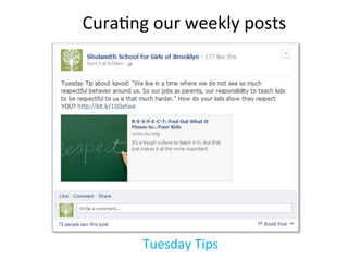 Cura9ng
our
weekly
posts
Tuesday
Tips