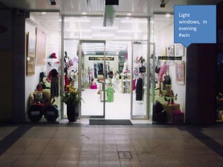 Light windows,  in evening#win