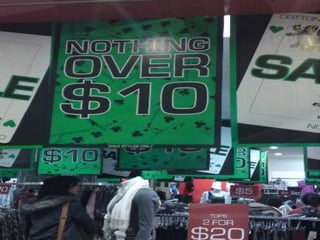 Create a buying mood