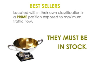 Known Value LinesProducts that are purchased on price rather than their benefits as the consumer perceives they know the exact price of these products.  Even a 5% increase in price is criticised by consumers but the reverse is that a 5% reduction in price an result in a buying frenzy, eg. cigarettes, petrol, milk, bread…