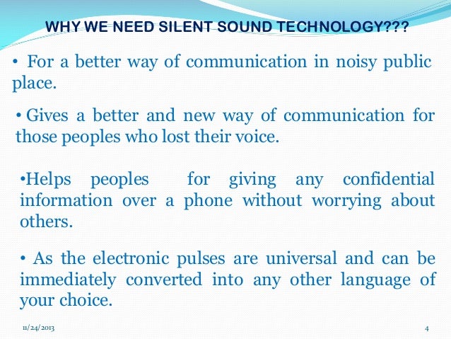 report on silent sound technology report on silent sound technology