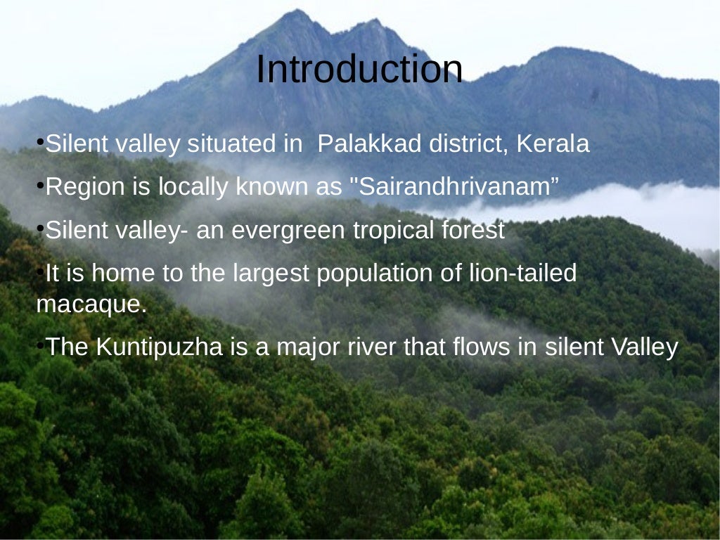 Silent valley movement