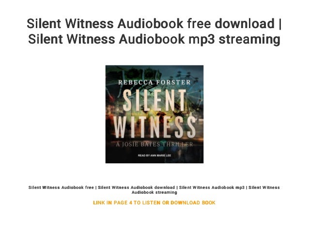 free mp3 download the sufferer and the witness