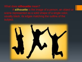 Silhouette poster design | PPTX