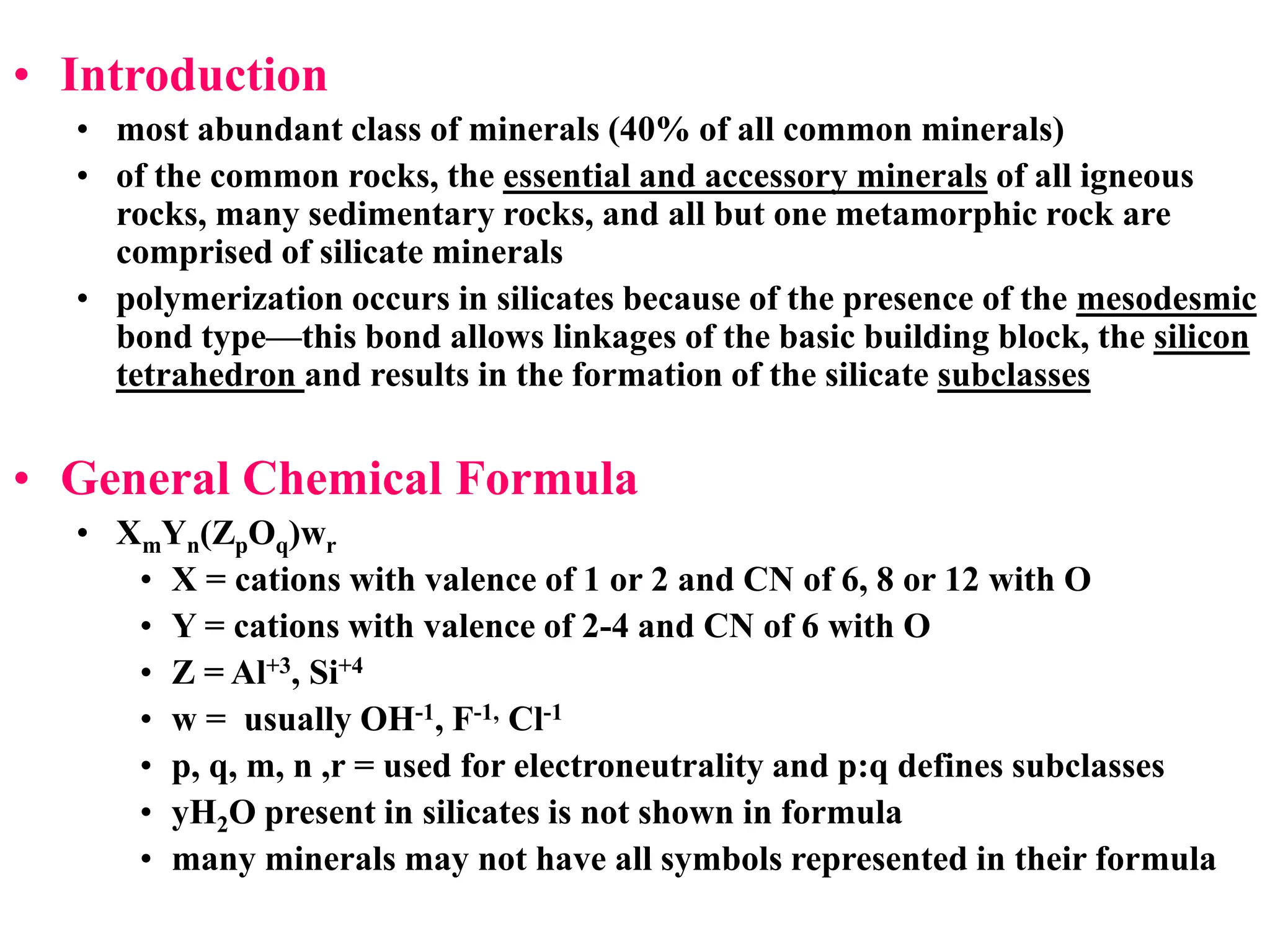 silicates are a class of silicon compounds.ppt | Chemistry | Science