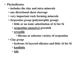 silicates are a class of silicon compounds.ppt