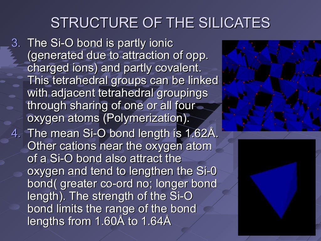 Silicate structure