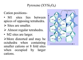 Silicate structure and its classification | PPT