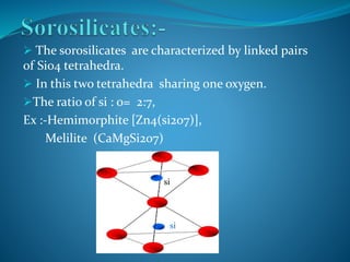 The Silicate stuctures | PPTX