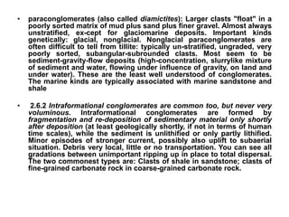 Subrounded And Subangular Rocks Siliciclastic rocks.Notes (1).ppt