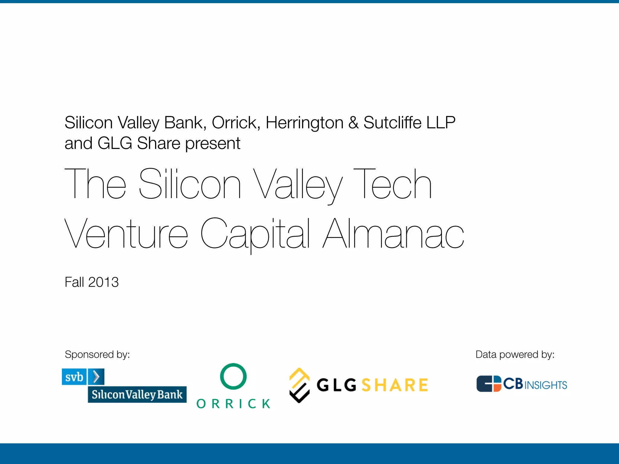 Silicon Valley Venture Capital Almanac | PDF