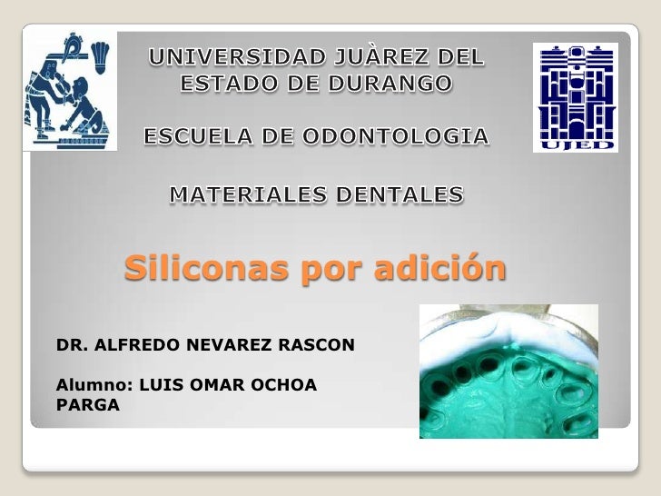 Materiales dentales para impresi n