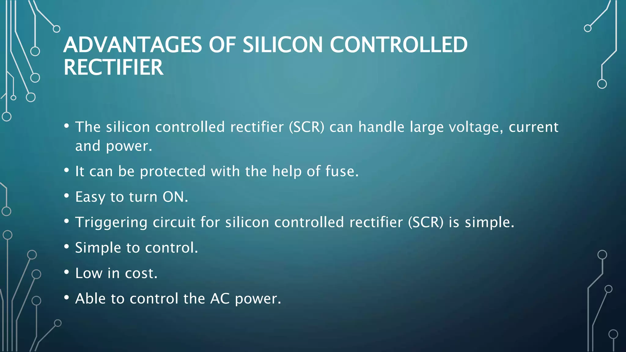 Silicon controlled rectifier | PPT