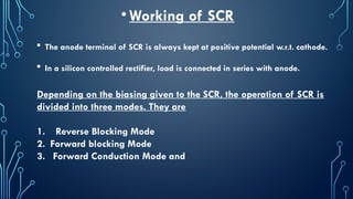 Comprehensive Overview of Silicon Controlled Rectifiers (SCR ...