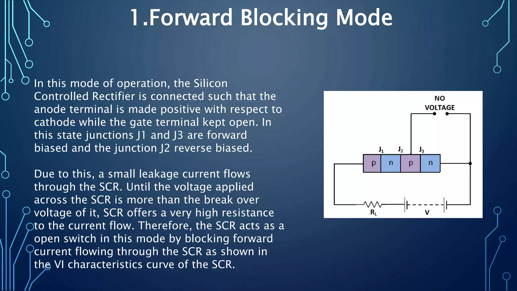 Silicon controlled rectifier ( SCR ) | PPTX | Operating Systems ...