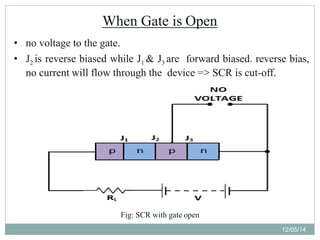 Silicon control rectifier | PPTX