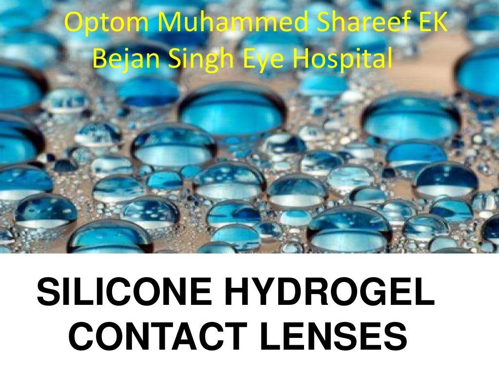 Silicone Hydrogel contact lens