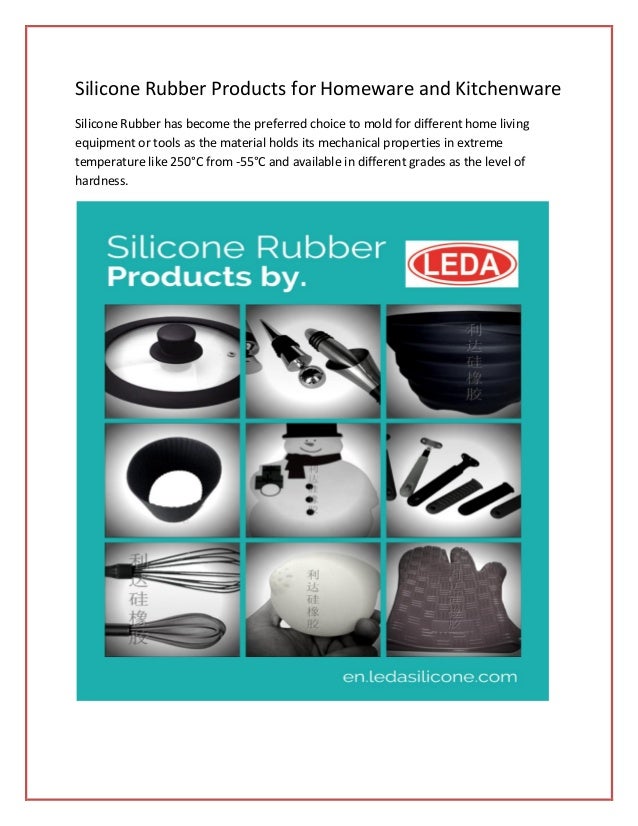 Use of the Silicone Rubber or Silastic Products for Different Purpose…