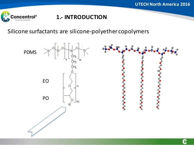 silicone surfactants reactivity analysis concentrol 6 638