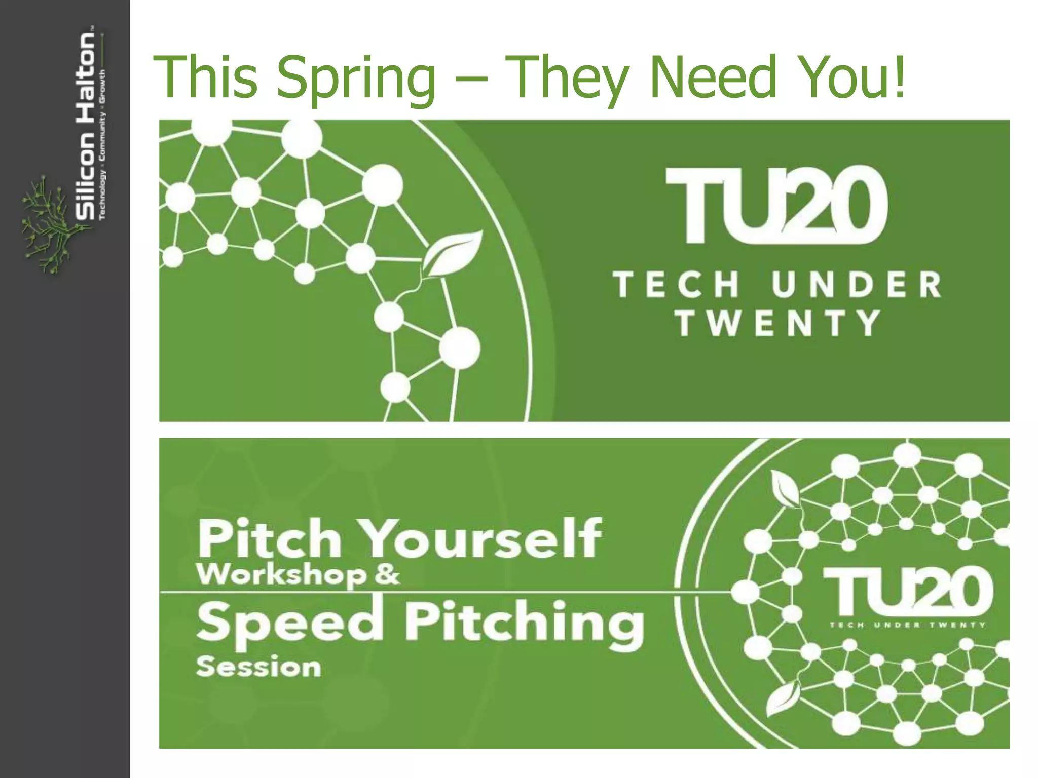 This Spring – They Need You!
 