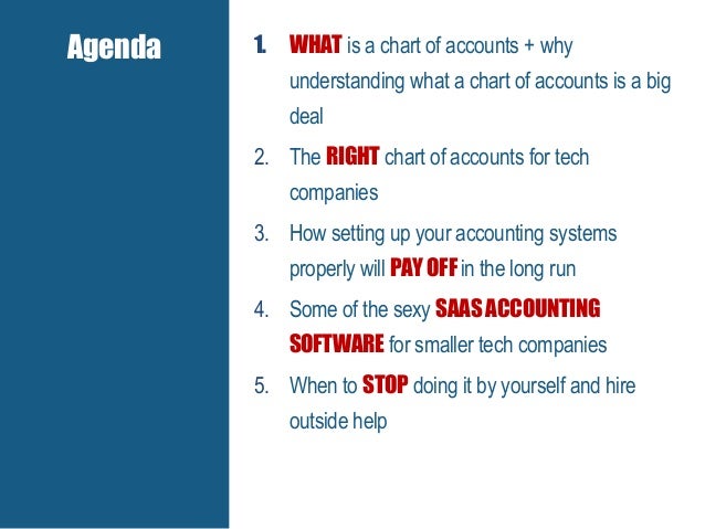 Chart Of Accounts For Saas Companies