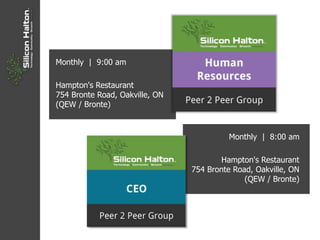 Monthly | 9:00 am
Hampton's Restaurant
754 Bronte Road, Oakville, ON
(QEW / Bronte)
Monthly | 8:00 am
Hampton's Restaurant
754 Bronte Road, Oakville, ON
(QEW / Bronte)
 