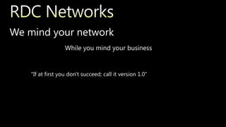 “If at first you don't succeed; call it version 1.0”
 