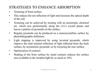 Silicon solar cell design | PDF