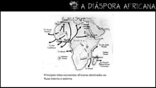 A escravidão urbana estava ligada ao comércio de seres humanos.Gravuras egípcias antigas retratando a captura de mulheres e crianças escravas e o espancamento de escravo núbio.Intensificação na escala do comércio escravo nas rotas e mercados transaariano e atlântico.Cenas representando a integração de homens e mulheres no eito