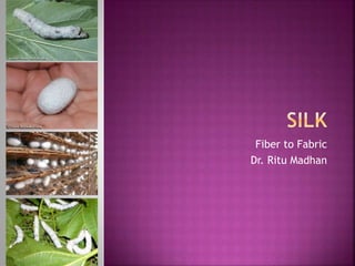 Fiber to Fabric
Dr. Ritu Madhan
 