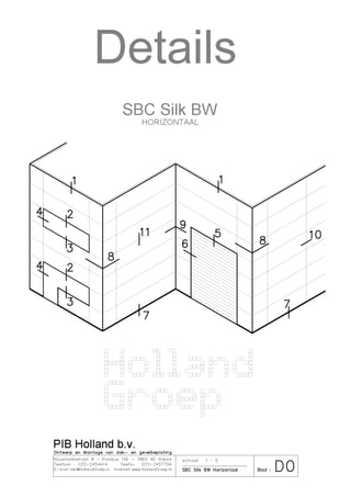 Details SBC Silk-BW horizontaal gemonteerd