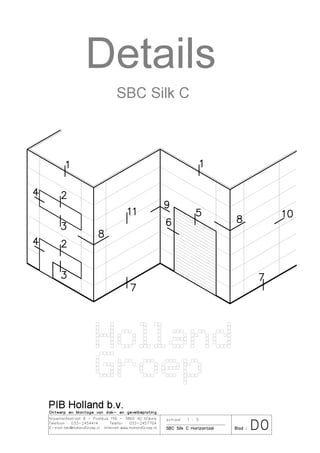 Details SBC Silk-C horizontaal gemonteerd