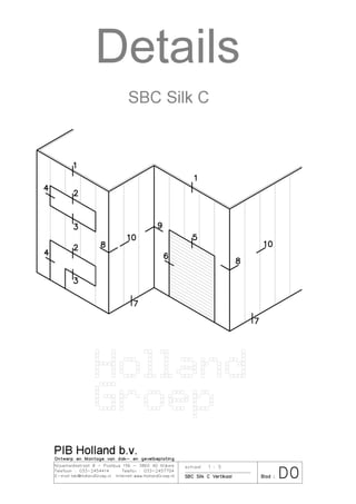 Details SBC Silk-C verticaal gemonteerd