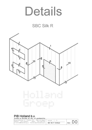 Details SBC Silk-R verticaal gemonteerd