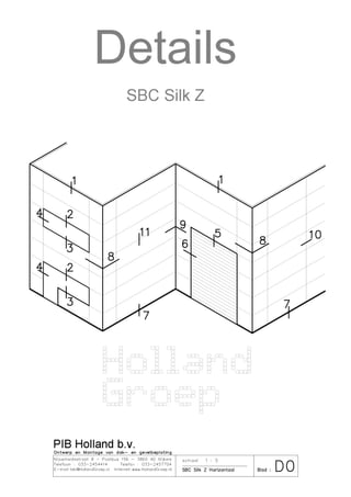 Details SBC Silk-Z horizontaal gemonteerd