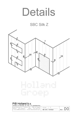 Details SBC Silk-Z verticaal gemonteerd
