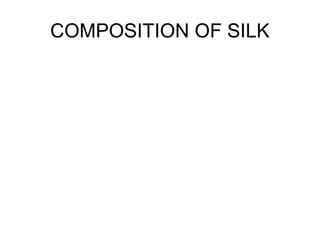 COMPOSITION OF SILK
 