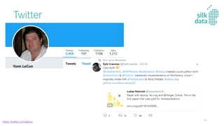 Twitter
https://twitter.com/ylecun
74
 