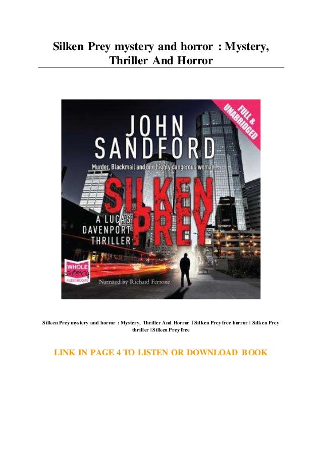 silken prey book silken prey book