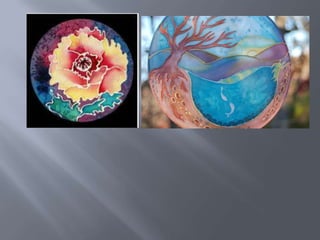 Silk Painting; Serti Technique