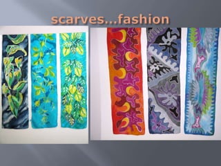 Silk Painting; Serti Technique