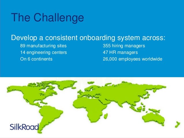 SilkRoad Tenneco Onboarding Case Study