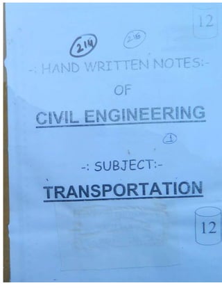 Civil 12.transportation