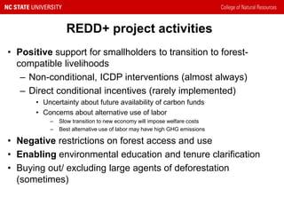Does it pay off to try harder? REDD+ interventions and impacts | PDF