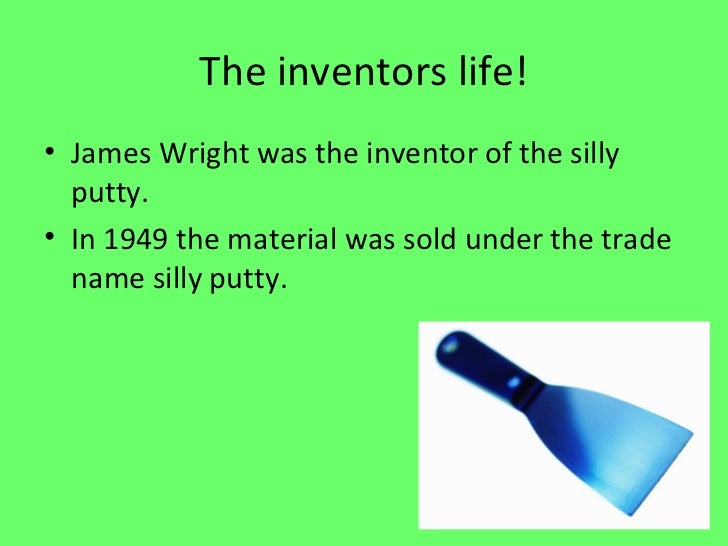 inventor of silly putty james wright