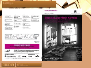 Silêncios… Catálogo  