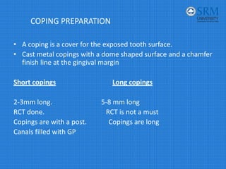 Ast Coping Tooth silo.tips_overdentures-presented-by-department-of-prosthodontics ...