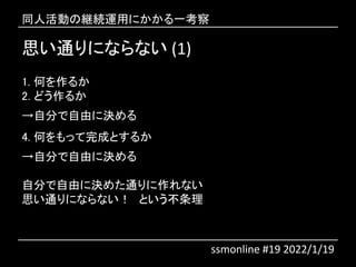 ˼ͨˤʤʤ (1)
1. Τ뤫
2. ɤ뤫
Է֤ɤ˛Q
4. ΤäɤȤ뤫
Է֤ɤ˛Q
Է֤ɤ˛Q᤿ͨʤ
˼ͨˤʤʤ Ȥ
ͬ˻ξ@Aäˤһ
ssmonline #19 2022/1/19
 